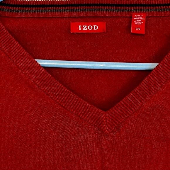 IZOD Orange Men's Sweater- Size Large - Picture 2 of 2